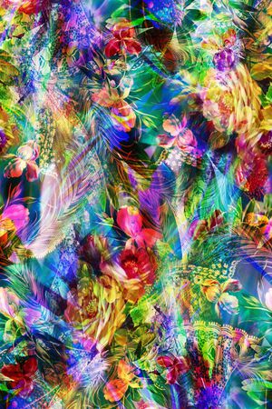 绚丽印花华亿平台图片