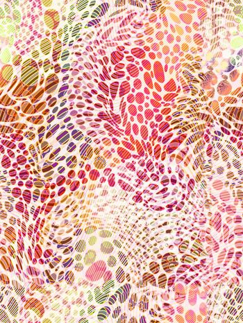 266215-点彩条纹几何豹纹