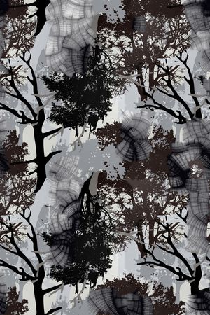 剪影印花华亿平台图片