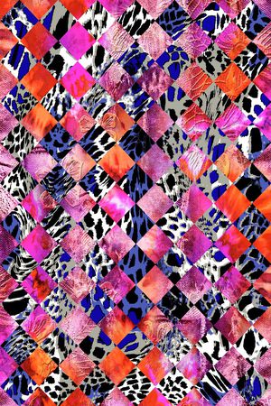 格子印花华亿平台图片