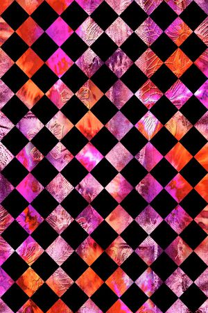 格子印花华亿平台图片