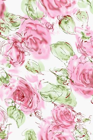 手绘印花华亿平台图片