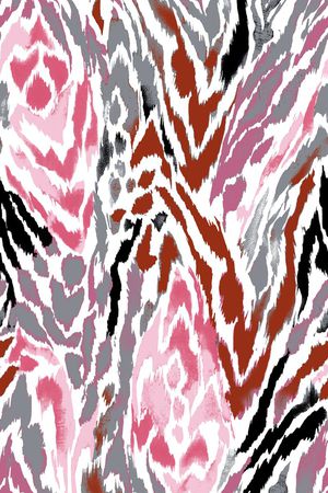 动物纹印花华亿平台图片