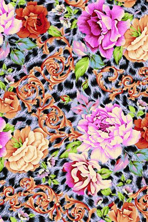 豹纹印花华亿平台图片