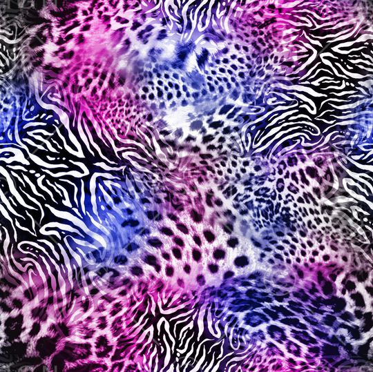 动物纹印花华亿平台图片