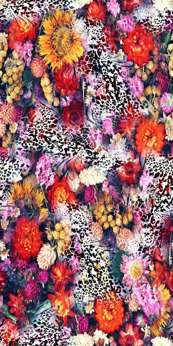 动物纹印花华亿平台图片