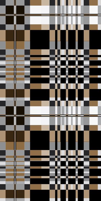 272736-几何钛金黑格子-男装衬衣1