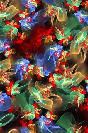 抽象印花华亿平台图片