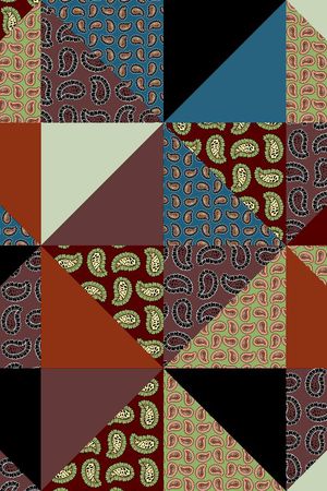 几何印花华亿平台图片