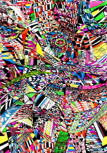 273530-手绘自由弧线格子