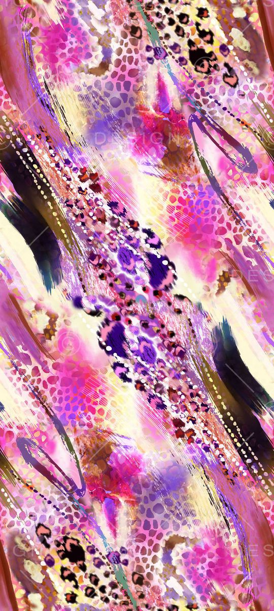 豹纹印花华亿平台图片