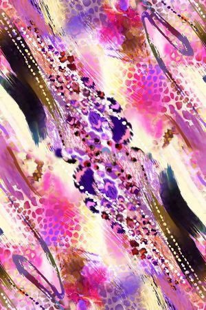 豹纹印花华亿平台图片