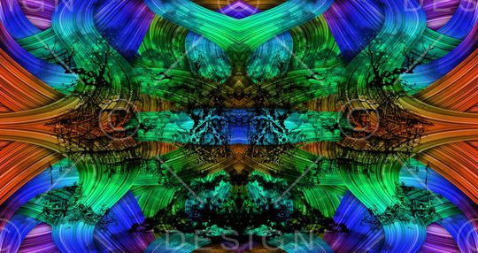 抽象印花华亿平台图片