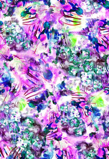 276635-水彩花卉花朵组合