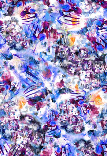 276636-水彩花卉花朵组合