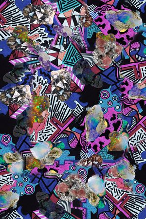 几何印花华亿平台图片