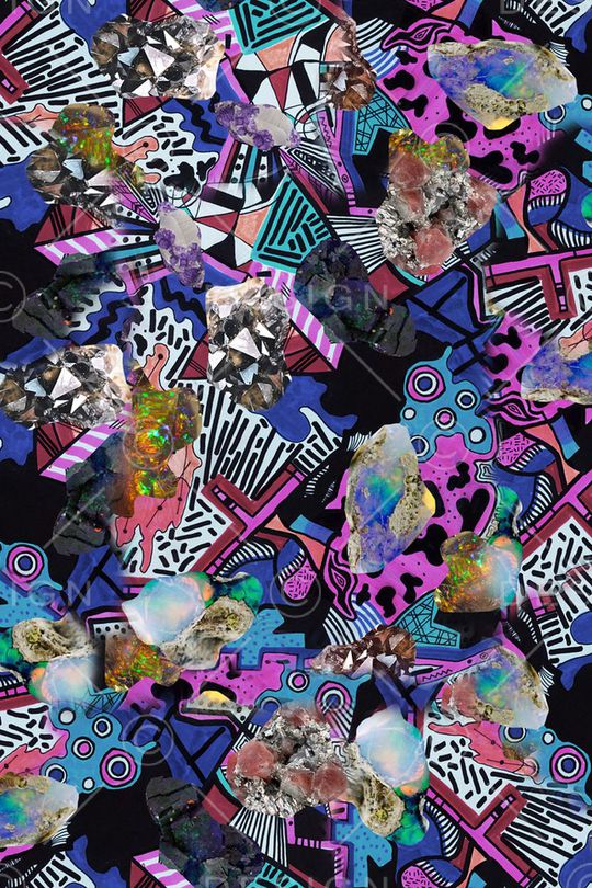 几何印花华亿平台图片