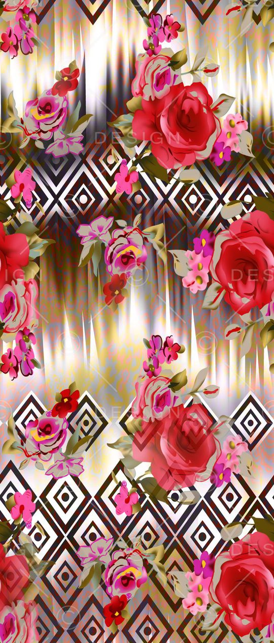 几何印花华亿平台图片