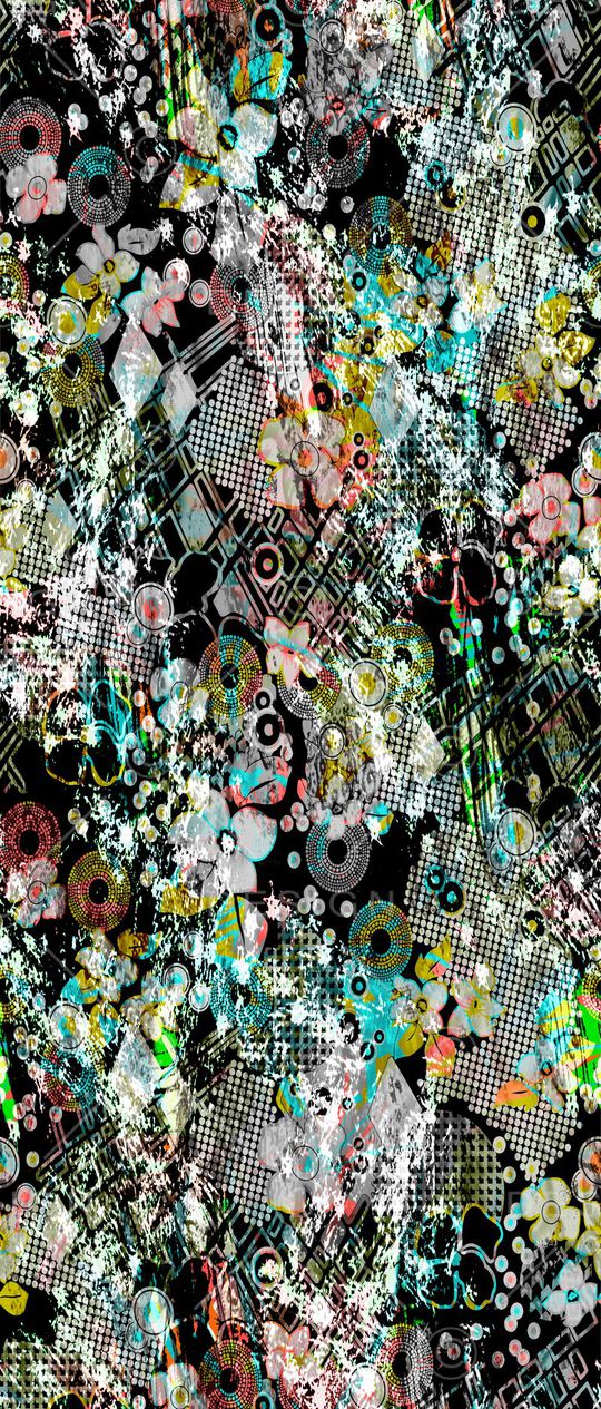 抽象印花华亿平台图片