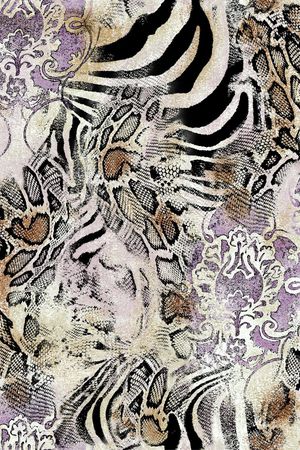 抽象印花华亿平台图片