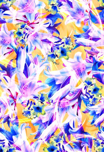 279625-多彩花卉花朵组合