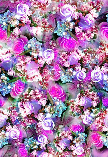 279630-多彩花卉花朵组合