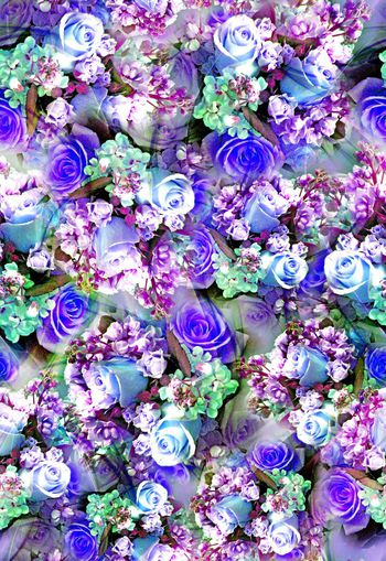 279631-多彩花卉花朵组合