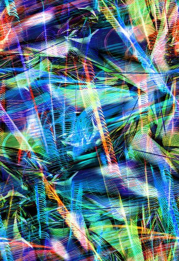 279638-多彩波浪光线抽象组合