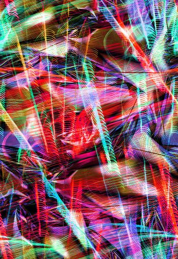 279639-多彩波浪光线抽象组合