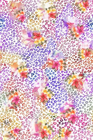 豹纹印花华亿平台图片