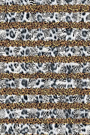 豹纹印花华亿平台图片