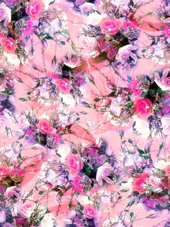 279708-多彩花卉花朵组合