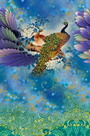 手绘印花华亿平台图片