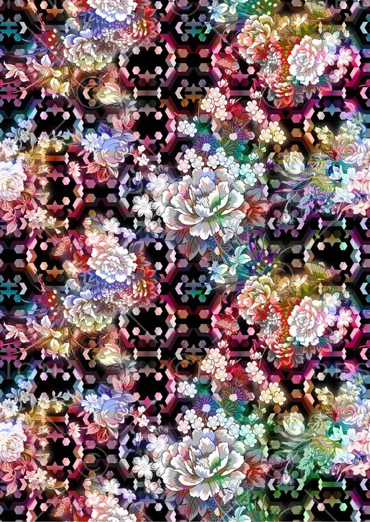 手绘印花华亿平台图片