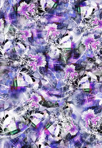 279994-多彩花卉花朵组合