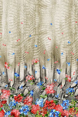 动物纹印花华亿平台图片