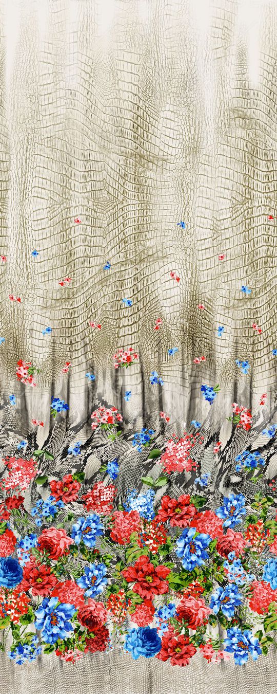 动物纹印花华亿平台图片