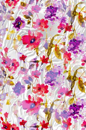 手绘印花华亿平台图片