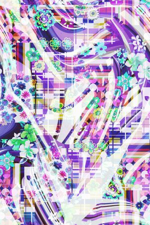 几何印花华亿平台图片