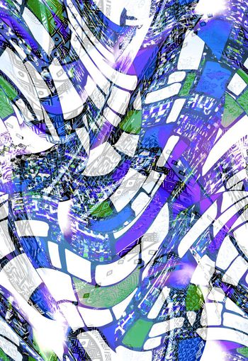 280009-抽象几何民族风