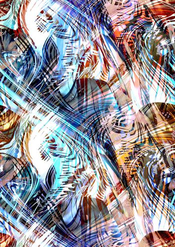 280015-多彩抽象线条