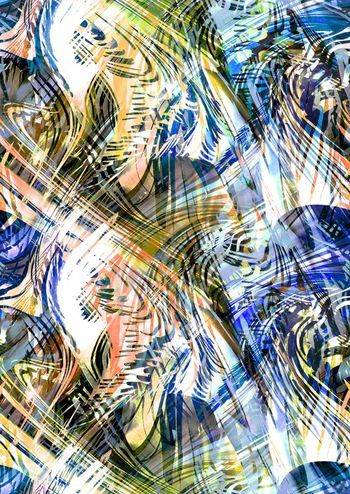 280016-多彩抽象线条