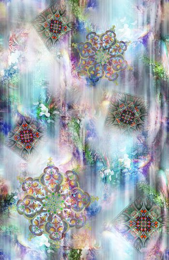 抽象印花华亿平台图片