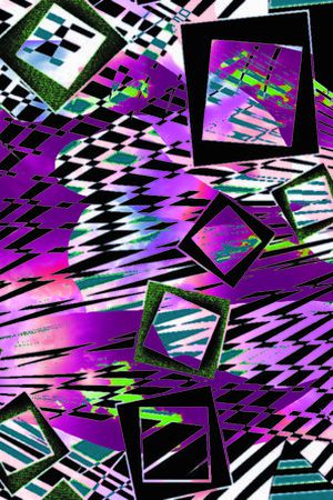 欧美创意、肌理、几何类印花华亿平台图片