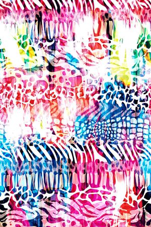 豹纹印花华亿平台图片