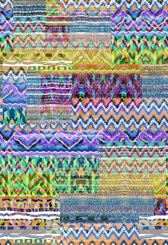 抽象印花华亿平台图片