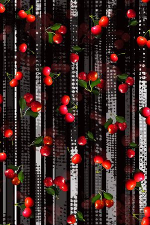 樱桃印花华亿平台图片