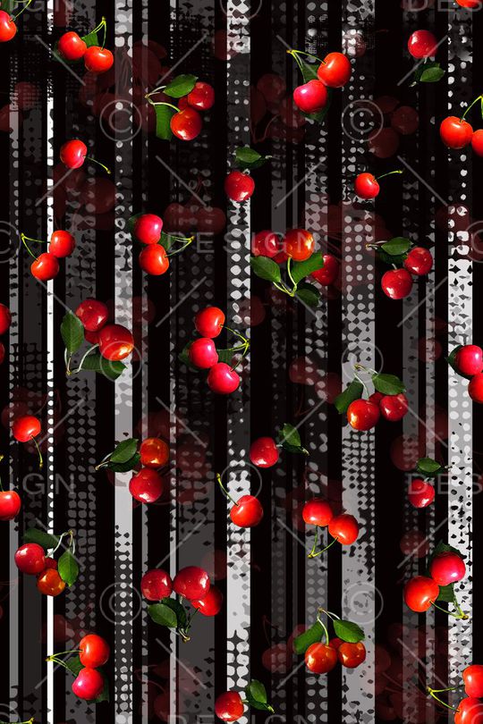 樱桃印花华亿平台图片