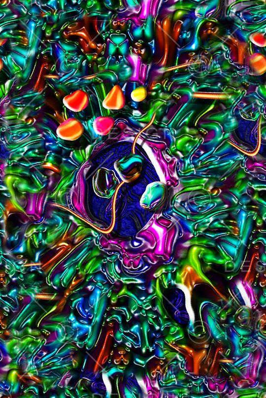 水墨肌理印花华亿平台图片