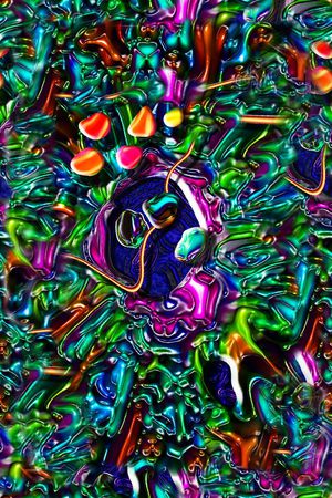 水墨肌理印花华亿平台图片